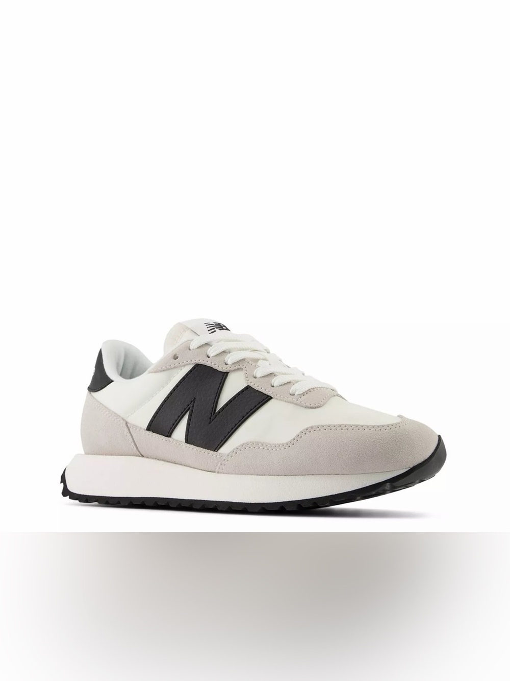 New Balance Women’s White, Light Gray & Black Retro Runner
